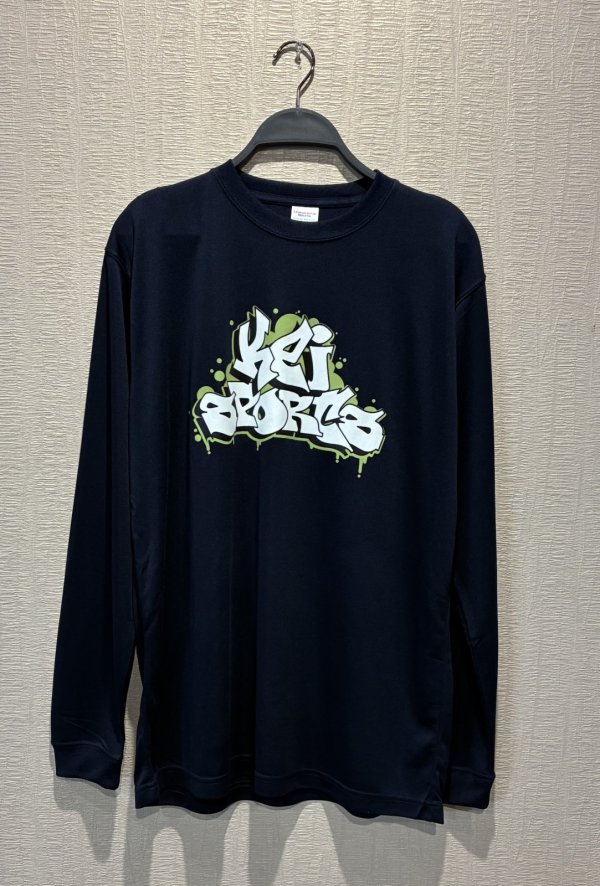 画像1: KEIスポーツ スプラッターロングTシャツ (1)